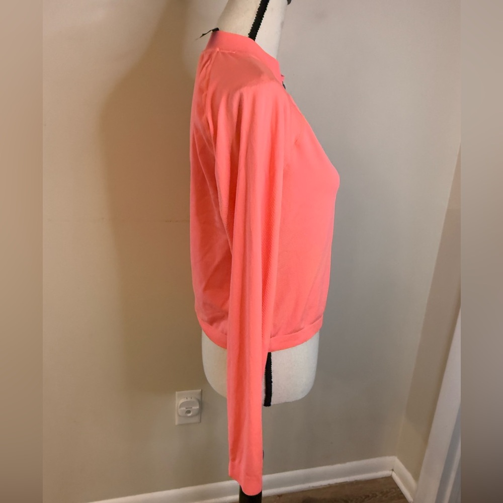 Hind vibrant pinkish orange running jacket size medium - Picture 2 of 16